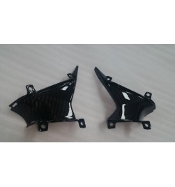 Honda CBR600RR 07-12 small middle side fairing infill panel in 100% carbon Gloss